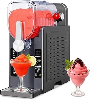 Slushie Machine for Home - No Ice Needed Slushy Maker, Fast 5-Min Freeze, Auto-Clean, 6 Preset Modes | Frozen Margaritas, Cocktails, Smoothies, Frappés, Ice Cream