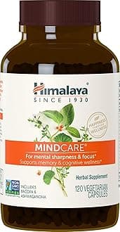 MindCare, Nootropic Brain Supplement Booster for Mental Sharpness, Focus, Memory, and Cognitive Wellness, 1170 mg, 120 Capsules, 1 Month Supply