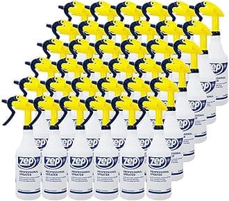 ZepProfessional Sprayer Bottle 32 Ounces (case of 36) Up to 30 Foot Spray, Adjustable Nozzle