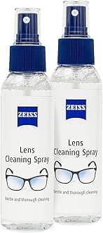 ZEISS Lens Cleaning Spray, Twin Pack for Cleansing Optical Surfaces, Glass and Plastic Cleaner, for Glasses, Spectacles, Cameras, Microscopes, Digital Screens and Ski Goggles (2 x 120 ml Sprays)
