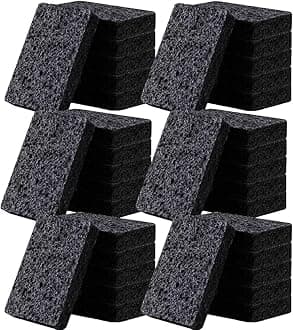 36 - Pack Non-Scratch Scrub Sponges - Sponges for Dishes and Washing Dishes, Cleaning Sponges for Kitchen Home and More（Black）