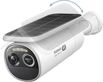 S2 4K Solar Security Cameras Wireless Outdoor - Radar+PIR Detection, AI Face Recognition, Auto Sunlight-Tracking, Color Night Vision, IP67, No Monthly Fee, Local Storage, Featured at CES 2025