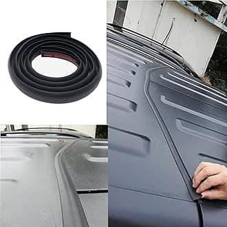 Hard Top Rubber Seal for 2007-2022 Wrangler JL JLU JK JKU Noise Reduction Kit, Roof Flow Seal Strip,Waterproof Silicone Strip (2PCS)
