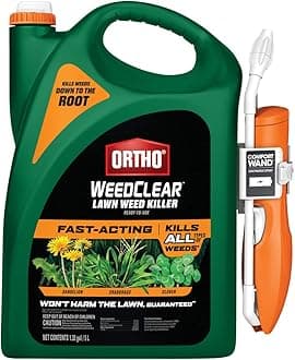 Ortho WeedClear Lawn Weed Killer Ready-To-Use with Comfort Wand, Kills Crabgrass, Dandelion and Clover, 1.33 gal.