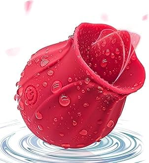Roses Toy 2025 Newly Clitioral Sucker Powerful Womens Viboators Quiet Rose Viboatorr Waterproof Flower Vibration The Rose Adult Toy for Women 10 Speeds Couple Games Adult Bedroom P9K8 (red26)