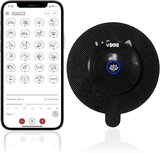 VPOD Single Wireless TENS Unit - EMS Muscle Stimulator for Pain Relief Therapy, 24 Modes - TENS Massager Electric Stimulation Machine for Sciatica, Back - FSA/HSA Eligible