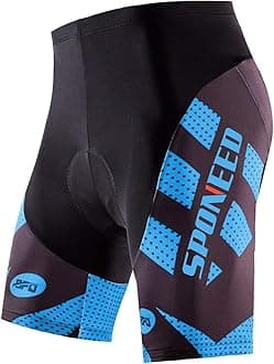 Padded bike shorts for men