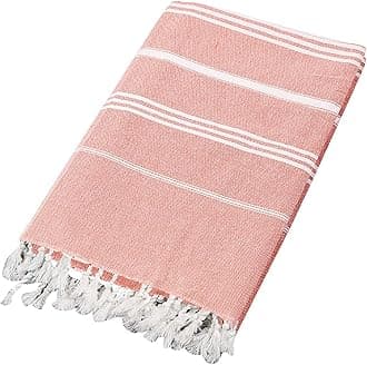Turkish Beach Towels, 71x39 Inches Oversized Cotton Sand Free Quick Dry Beach Towel for Adults Kids,Lightweight Pool Towel Bathroom Towels,Travel Essentials