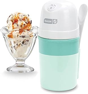 Dash My Pint Ice Cream Maker - Compact & Convenient Single-Serving Ice Cream Maker - Makes Gelato, Sorbet & Frozen Yogurt - 1.6 Cups, Aqua