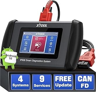 OBD2 Scanner XTOOL IP508, 9 Services, Scan Tool for ABS Bleed, EPB, BMS, Oil Reset, Throttle Relearn, ABS SRS Transmission Car Diagnostic Tool, Check Engine Code Reader, No Subscription Fee