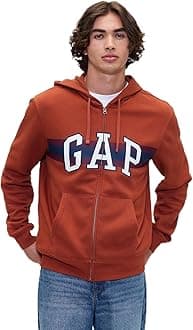 GAP Logo Heritage Hoodie Hooded Full Zip Sweatshirt