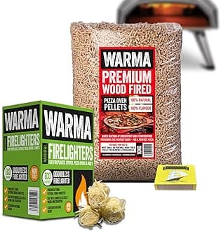 Warma 1 x 10kg Eco Premium Pizza Oven Wood Pellets Bundle