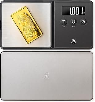 Precision Pocket Scale - 300 x 0.01g, Digital Milligrams Scale with 6 Units for Jewelry, Coins, Herbs, Food and Small Precise Things