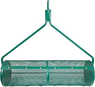 LandzieLawn and Garden Spreaders - 60 x 20 Inch Tow-Behind Compost and Peat Moss Spreader for Large Lawns Commercial Landscaping - Effortlessly Spread Perfect Layer of Topdressing - Large Lawn Care
