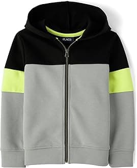 Active Long Sleeve Hooded Full Zip Front Sweatshirt