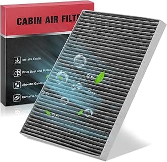BDFHYK Cabin Air Filter with Activated Carbon Compatible with Chrysler Pacifica 2004-2008, Town & Country 2001-2007, Voyager 2000-2003, Grand Voyager 2000, Compatible with Dodge Caravan/Grand Caravan