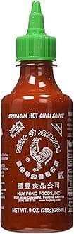 Sriracha Hot Chili Sauce, 9 Ounce Bottle(pack of 6)