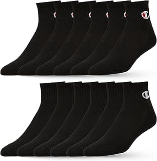 Champion Boys Socks and Girls Socks 12 Pair Crew Low Cut No Show Ankle Quarter Socks for Girls