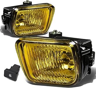 FL-HC96-AM Front Bumper Fog Light Driver & Passenger Side Enhance visibility [Compatible with 96-98 Honda Civic]