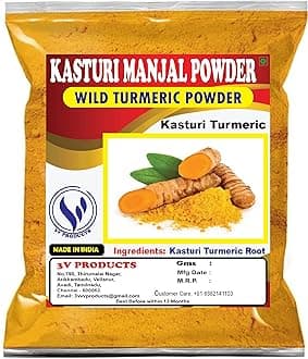 Kasturi Turmeric Powder 50g | Wild Turmeric Powder | Kasturi Manjal Powder | Haldi Powder for Skin & Face