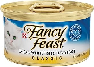 Classic Ocean Whitefish And Tuna Canned Cat Food, 3 oz, Case of 24