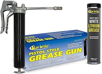 STAR BRITE White Lithium Grease Cartridge & 14 OZ Grease Gun Combo