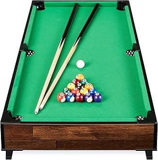 Best Choice Products 40in Tabletop Billiard Table, Pool Arcade Game Table for Living Room, Play Room, Game Room w/ 2 Cue Sticks, Ball Set, Storage Bag