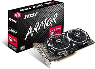 Gaming Radeon RX 580 256-bit 4GB GDRR5 DirectX 12 VR Ready CFX Graphcis Card (RX 580 Armor 4G OC)