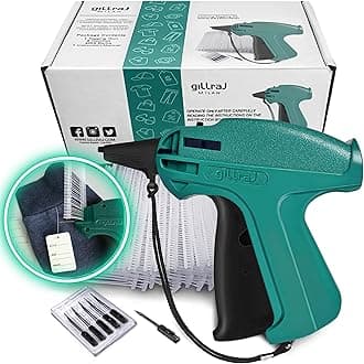 GILLRAJ® Price Tagging Gun【Not-a-Stitch-Gun】 Hangtag Attacher with 4000pcs 2" Long Barbs Fasteners & 6 Needles, Retail Pricing Tag Gun for Stores Consignment Garage Yard Sale