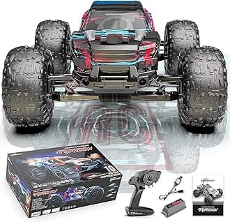 S900 1:10 RC Cars, Hobby Grade 4WD 60+ KM/H Fast Speed Remote Control Truck, All Terrain Off Road Electric Buggy with 2000 mAh Modular Battery for Adults and Boys (Advanced Modding Support)