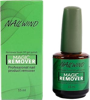 NAILWIND Gel Nail Polish Remover, Professional Remove Gel Nail Polish, Magic Remove Soak-Off Gel Polish, Peel Off In 2-5 Minutes, No Need for Foil, Soaking or Wrapping