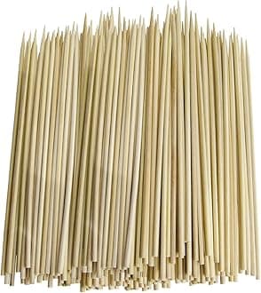 Value Pack of 600 Thin Bamboo Skewers (6 Inch)
