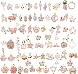 30pcs Mixed Enamel Charms Pendants for Jewelry Making Bulk lot Necklace Earrings Bracelet Craft Findings