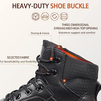 Men's Military Tactical Boots Lightweight Hiking Jungle Army Combat Work Boots