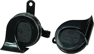 Hella012010891 Black 12V BX Trumpet Horn Kit (Peugeot)