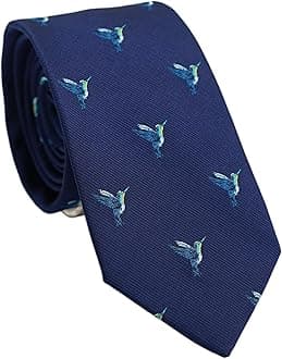 ZENXUSTheme Ties for Men, Sports, Animals, Holidays, Unique Designed and Woven Patterns