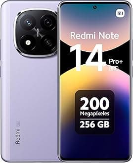 Redmi Note 14 Pro+ Plus 5G + 4G LTE (for Tmobile Mint Tello & Global) (256GB + 8GB) NFC 6.67" 120Hz 200MP Pro AI Camera Model 24115RA8EG Unlocked Dual Sim (Lavender Purple)