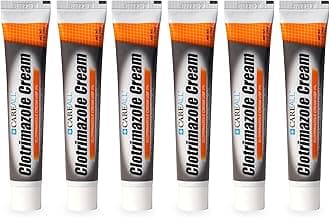 Clotrimazole Antifungal Cream 1% USP 1.0 oz. (6 Pack), Cures Most Athlete’s Foot, Jock Itch and Ringworm, Sooths and Relieves Itching, Burning and Cracking from These Conditions