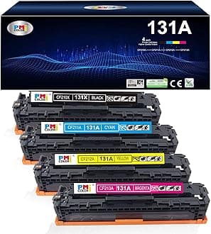 4 Pack Replacement for HP 131A 131X Toner Cartridges for LaserJet Pro 200 Color M251nw MFP M276nw M251n M276n Printer Ink CF210X CF211A CF212A CF213A (Black,Cyan, Magenta, Yellow)
