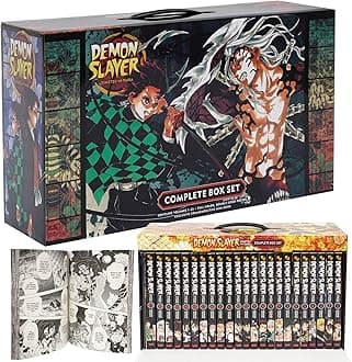 A Library of Demon Slayerr Manga Volumes 1-23 Complete Box Set Volumes