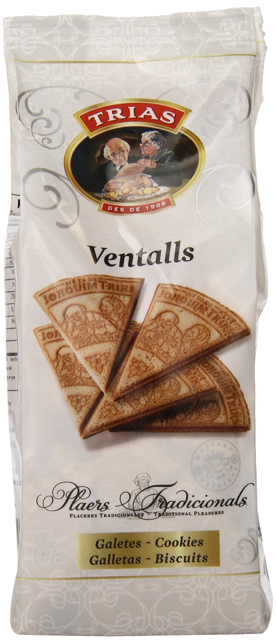 Trias Ventalls Biscuits, 4.4 Ounce