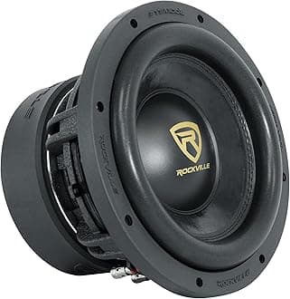 Rockville W10K9D2 V3 10" K9 3200w Peak/800w RMS Car Subwoofer DVC 2-Ohm Sub, Black