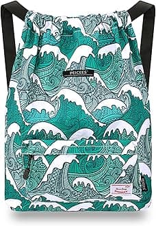 Waterproof Drawstring Sport Bag Lightweight Sackpack Backpack for Men and Women