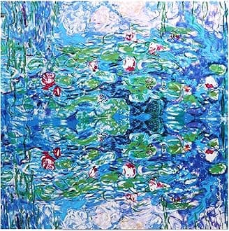 Grace Scarves100% Silk Scarf, Artists Collection (van Gogh & Monet)