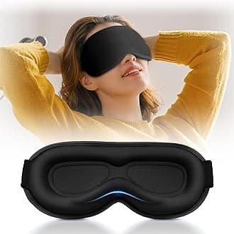 Weighted Sleep Mask for Women Men-Raven