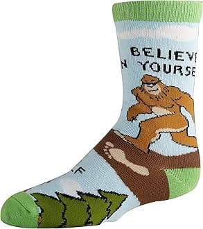 ooohyeah Kid's Novelty Cute Crew Socks, Funny Crazy Silly Cool Casual Dress Socks for Boy and Girl, Size 1-5