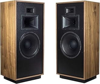 Klipsch Forte IV Heritage Premium Floor Standing Horn Speakers American Walnut