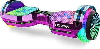 Hover-1 Astro Electric Hoverboard 7MPH Top Speed, 9 Mile Range, 5HR Run-Time, Built-In Bluetooth Speaker, Self Balancing Scooters Rider Modes: Beginner to Expert