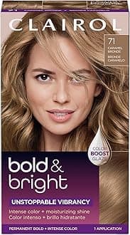 Bold & Bright Permanent Hair Dye, 71 Caramel Bronde Hair Color, Pack of 1