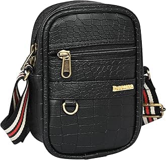 Pramadda Pure Luxury Gloss Leather Small Sling Bag for Men | Chest Slinger bag | Crossbody Bag| Side Bag Men | Mini Leather Slings | Corporate Gift Item | Passport Sling.